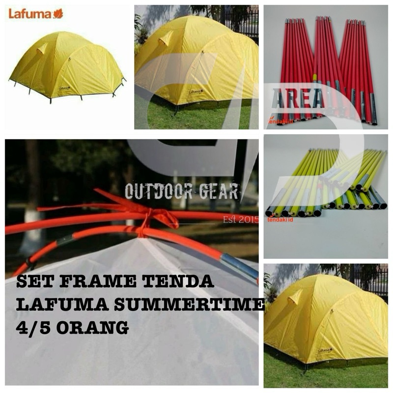 TENDA Lafuma summertime ชุดโครงเต็นท์ 4/5 คน ชุดโครงเต็นท์ Lafuma