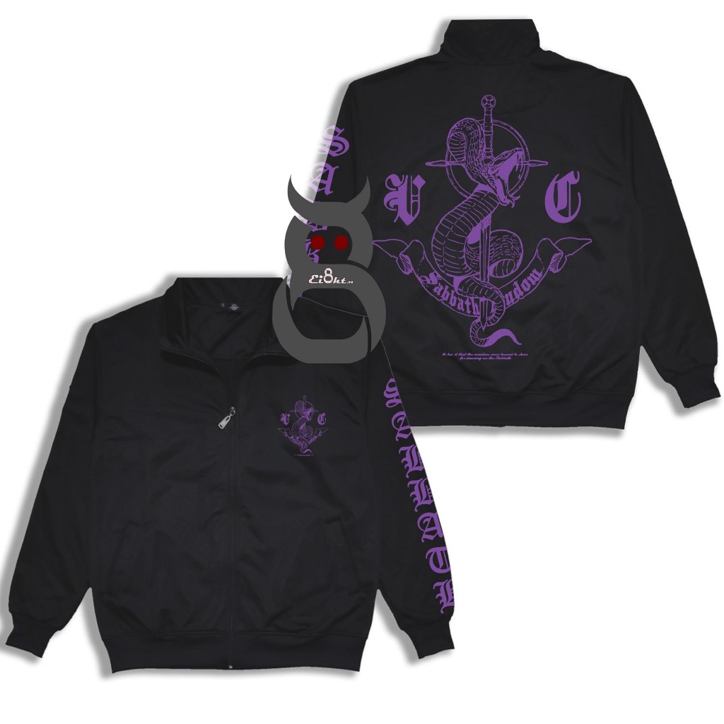 Vinny Purple Wind Breaker Sabbath Crew Manhwa Tracktop Jacket