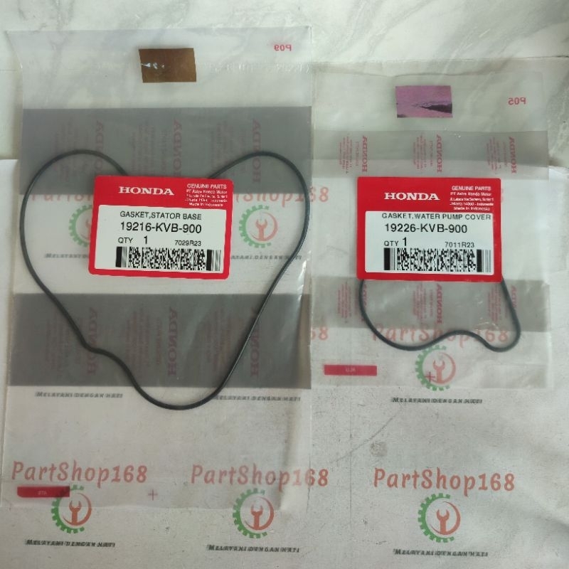 Original Vario 110 CW ปั๊มน้ําคาร์บูเรเตอร์และปะเก็นฐานสเตเตอร์ 19216-KVB-900 / 19226-KVB-900