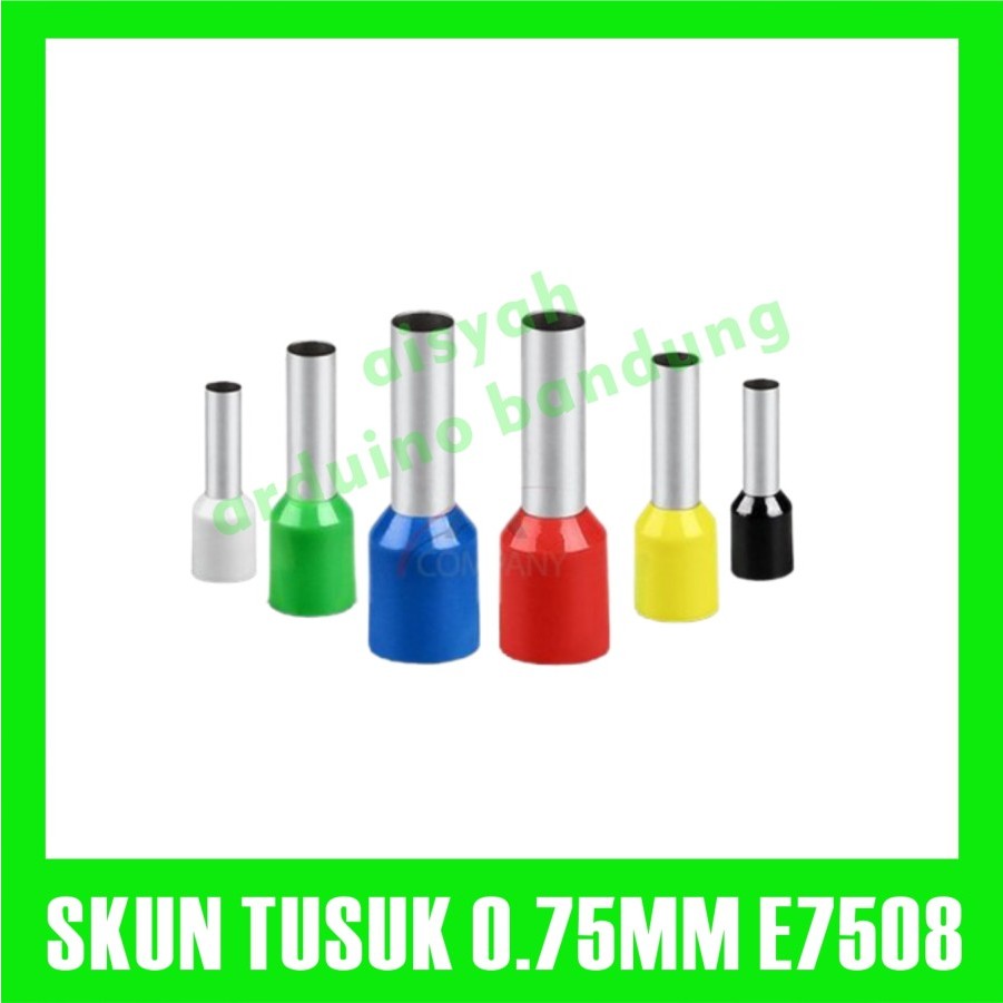 Skun Stab Ferrules 0.75 mm 7508 Cable Terminal block Crimp skun E7508