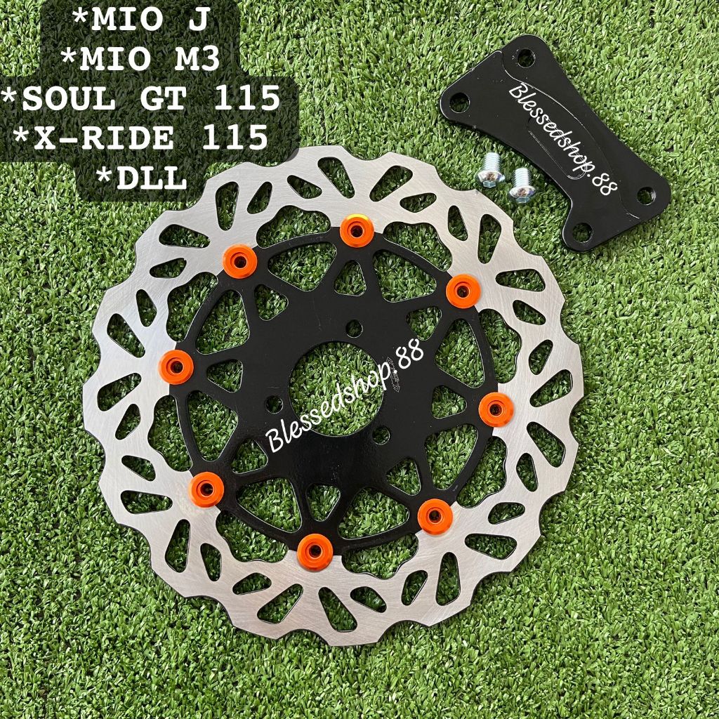 260MM WIDE DISC PLUS BRACKET MIO J MIO M3 SOUL GT 115 X-RIDE 115 ETC.
