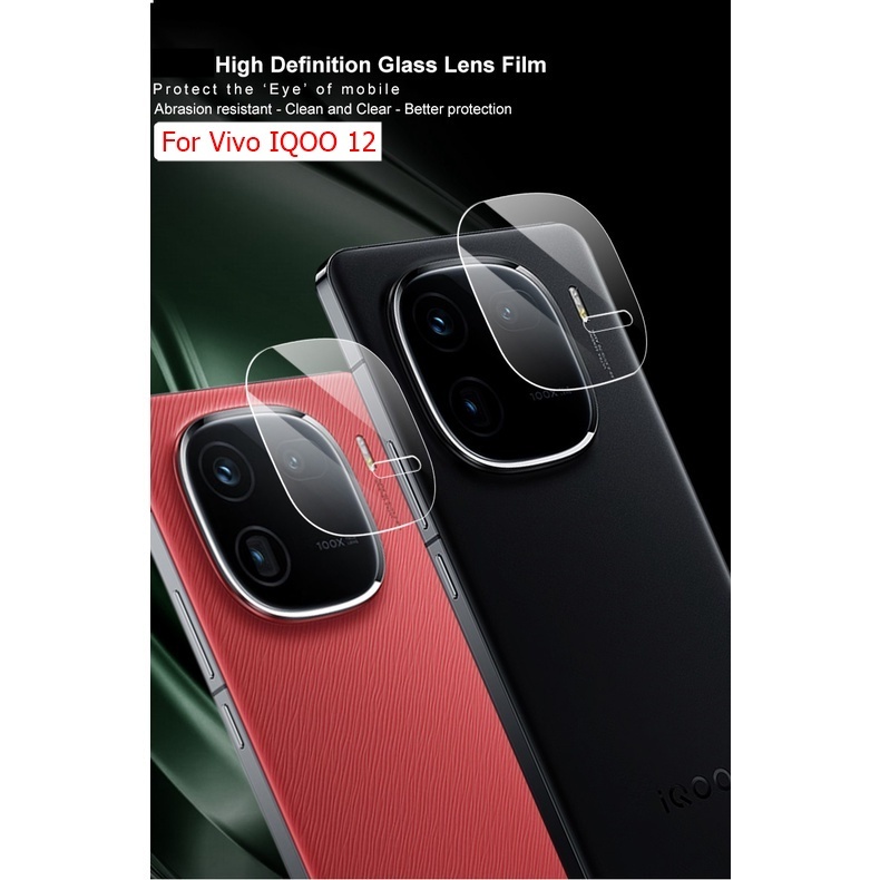 TEMPERED GLASS CAMERA VIVO IQOO 11 IQOO 12 Z7 IQOO Z7X CLEAR ANTI-SCRATCH HANDPHONE CAMERA