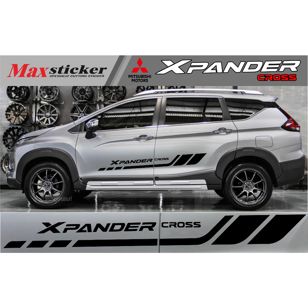 สติ๊กเกอร์ LIST รถด้านข้าง BODY XPANDER CROSS สติ๊กเกอร์ตัด MITSUBISHI XPANDER CROSS