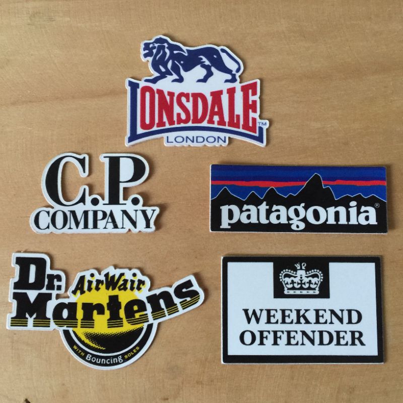 สติ๊กเกอร์ FOOTBALL CASUAL HOOLIGANS WEEKEND OFFENER PATAGONIA LONSDALE CP COMPANY Antem3