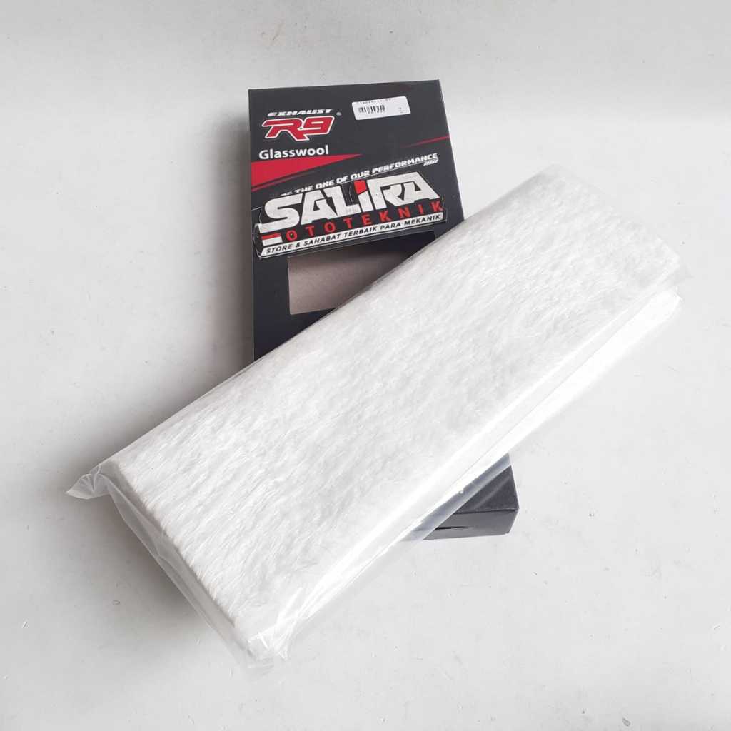 Glasswool Glasswool Gaspul Gasbul Bebel Exhaust R9 Racing White Fiber
