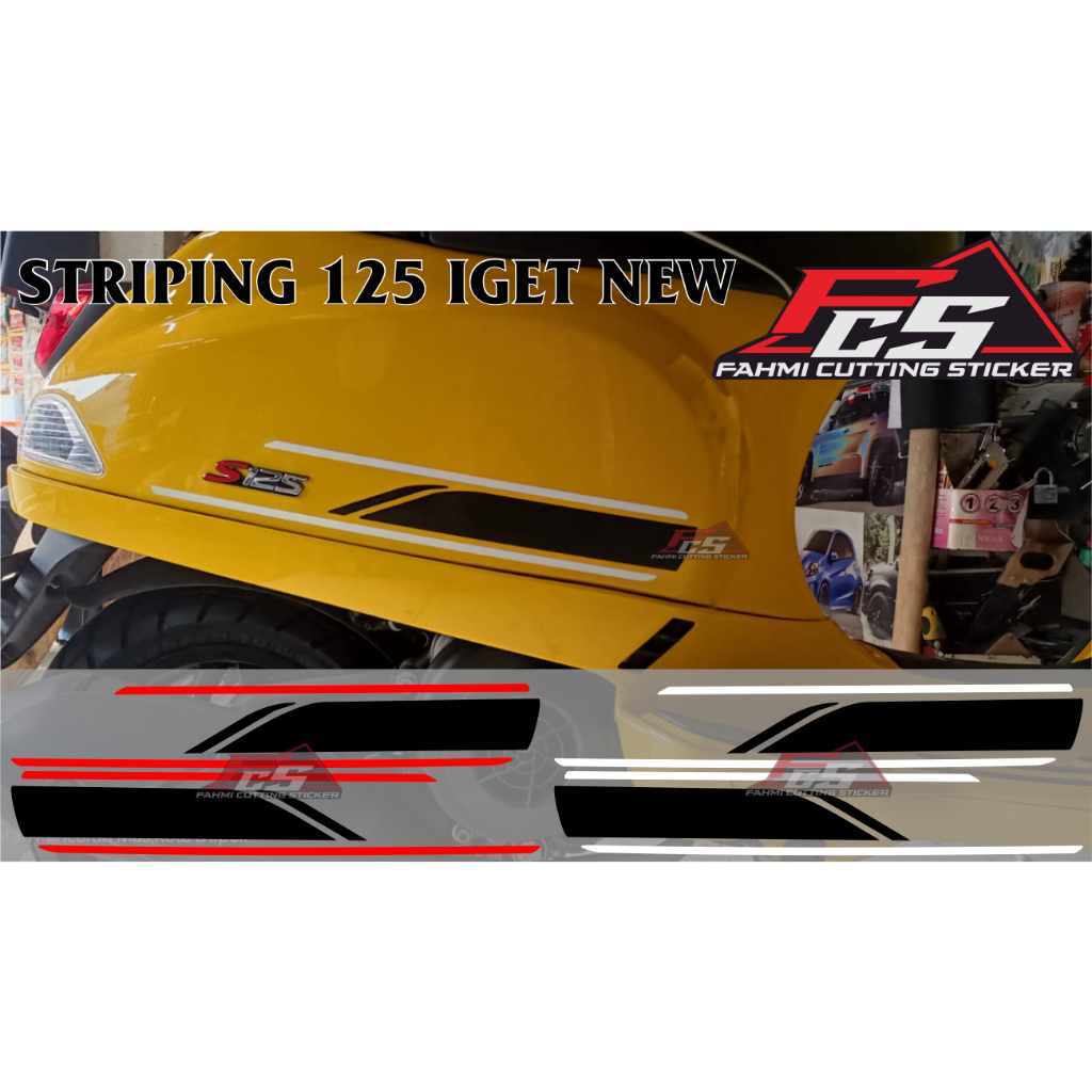 Striping VESPA 125 IGET