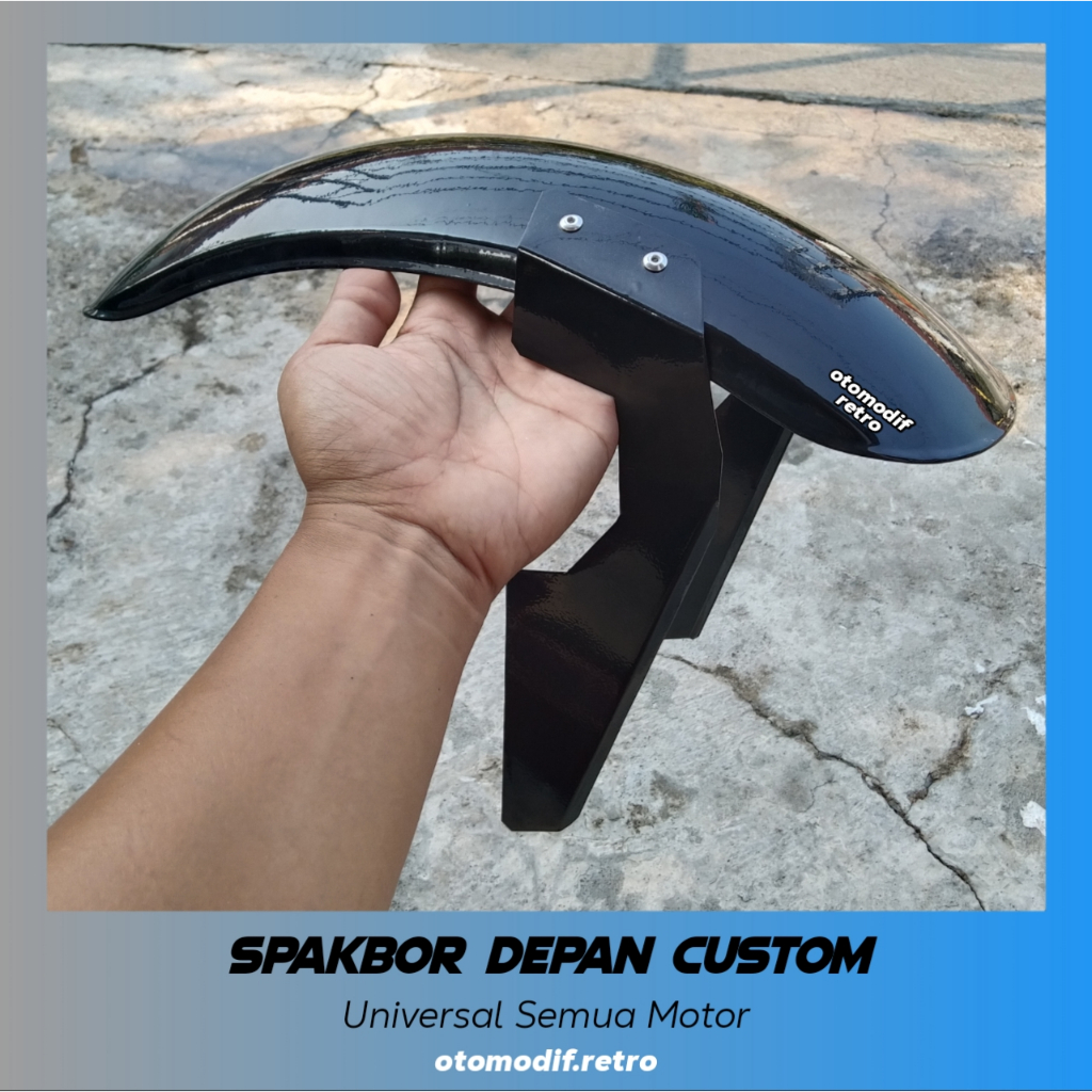 CUSTOM INFINITY FRONT FENDER XSR155 สําหรับ W175 และรถจักรยานยนต์ทุกรุ่น Caferacer Scrambler