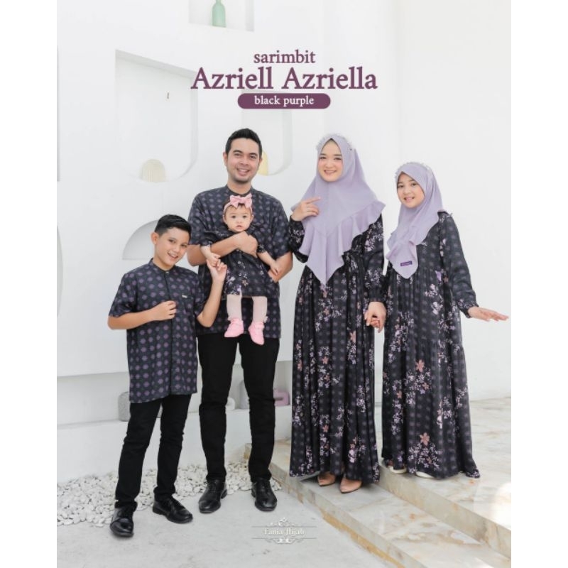 AZRIEL AZRIELLA ORIGINAL ADULT KOMIS SARIMBIT EID BY FAIA HIJAB