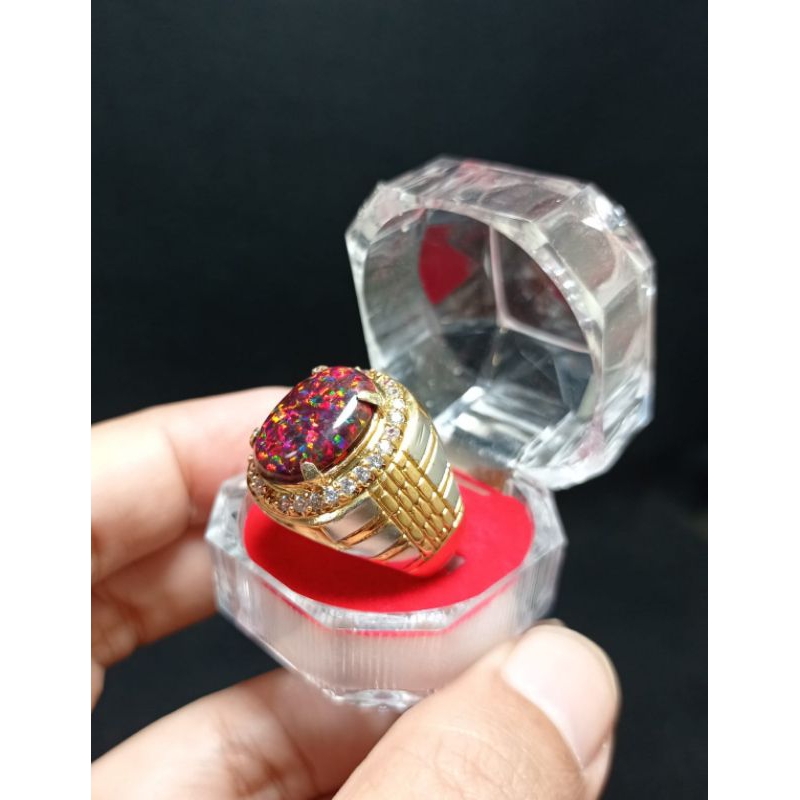 ORIGINAL AUSSY BLACK OPAL STONE พร้อมใช้งาน