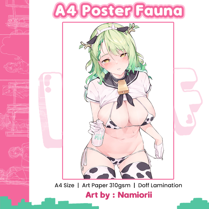 โปสเตอร์ A4 Fauna - Hololive Poster - Namii