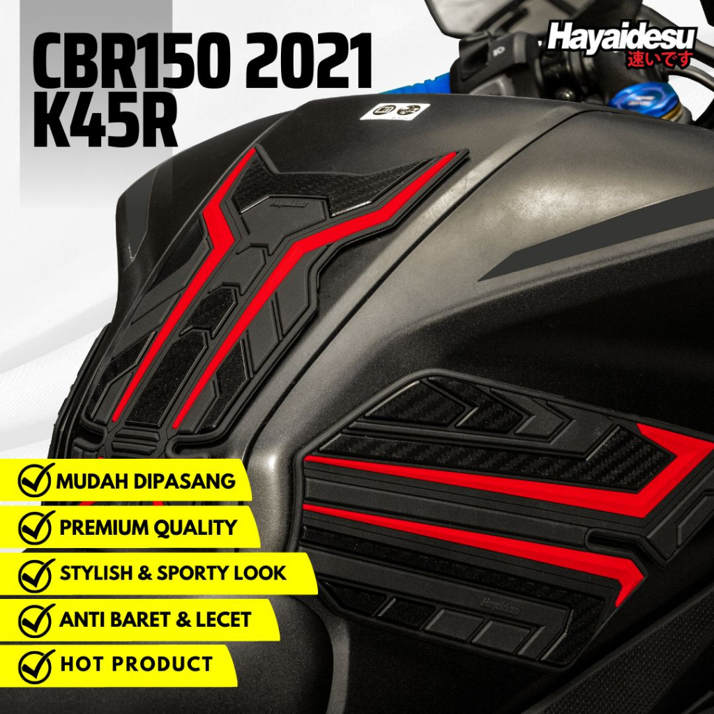 Hayidesu New CBR 150R K45R 2021 Body Protector Tank Grip Cover