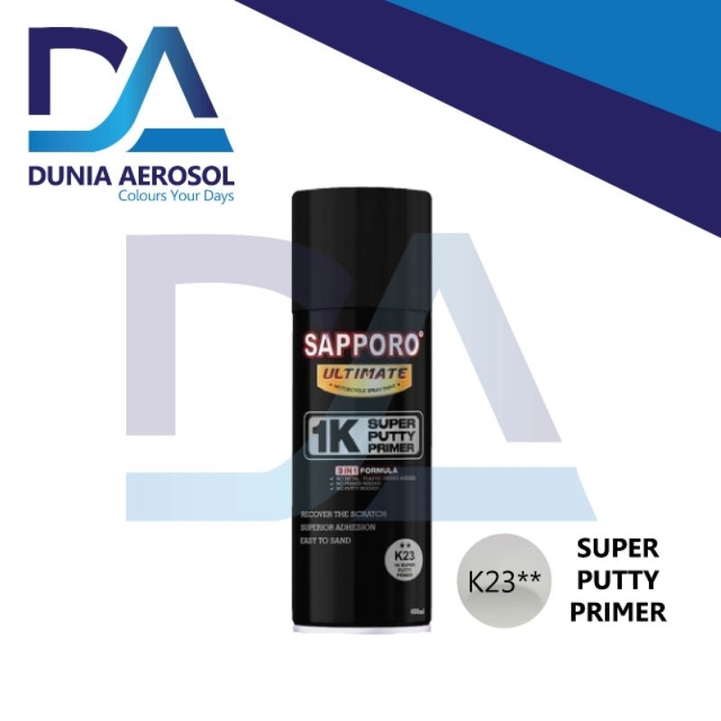 Pilox Sapporo Ultimate 1K Super Putty Primer K23 สีสเปรย์