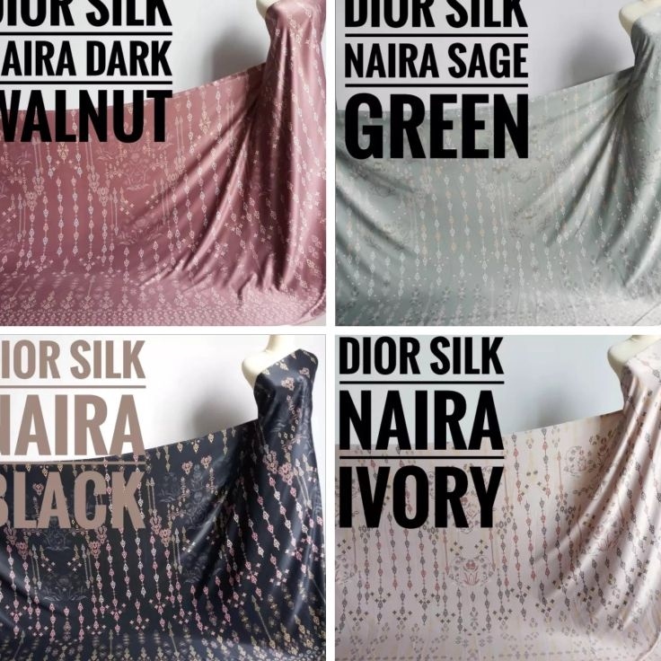 ราคาสุดพิเศษสําหรับ Dir Silk Naira New 5M Fabric by the Meter