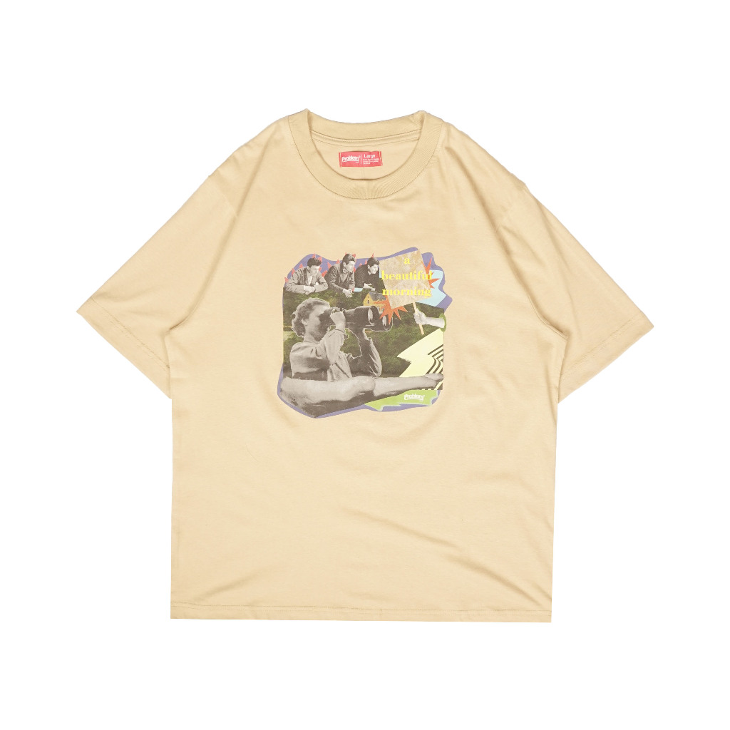 Problem Club - เสื้อยืด - Basic 24s - Copse - ครีม