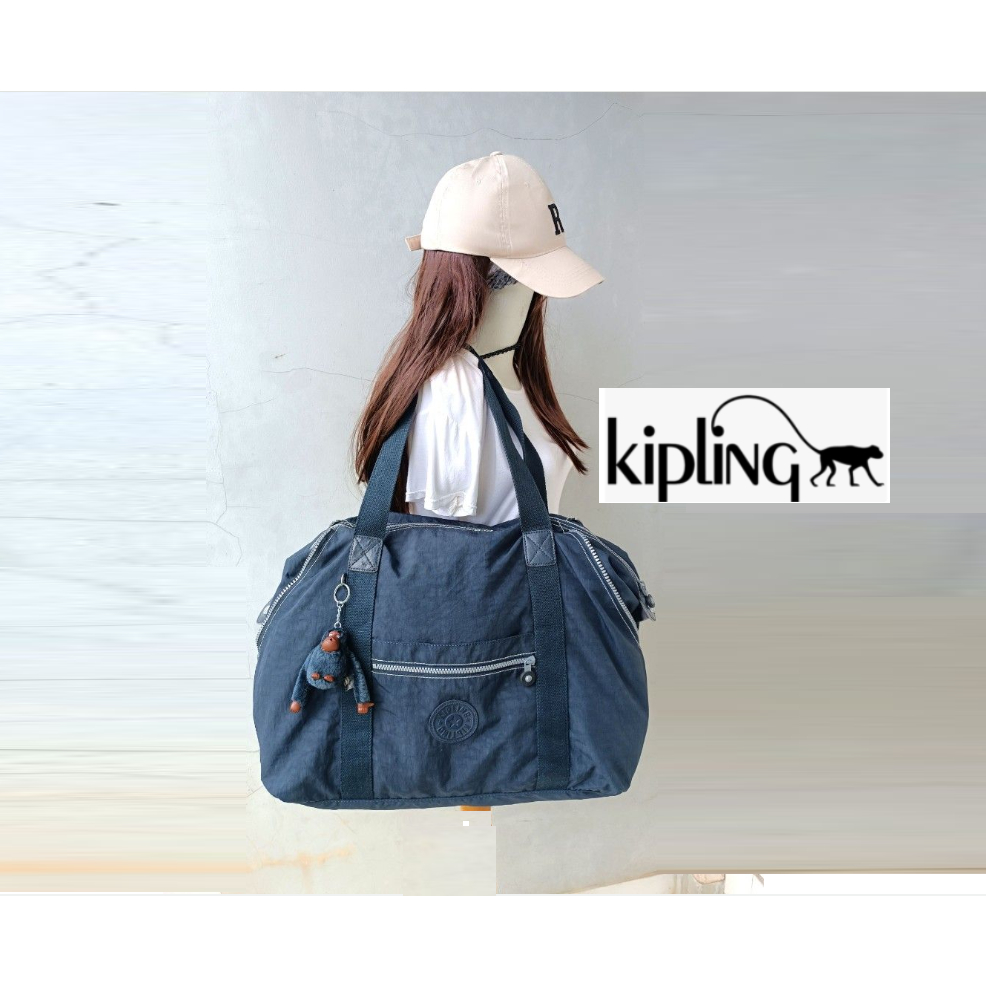 กระเป๋าเดินทาง Kipling ของแท้ รุ่นที่ 2 สีกรมท่า เหมาะกับยิม เดินทาง