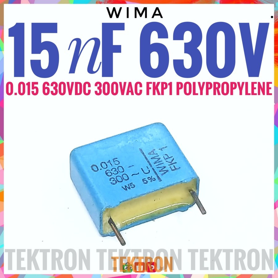 Wima 15nF 630V FKP 153 0.015uF 15000pF 630VDC 300VAC ตัวเก็บประจุเสียง