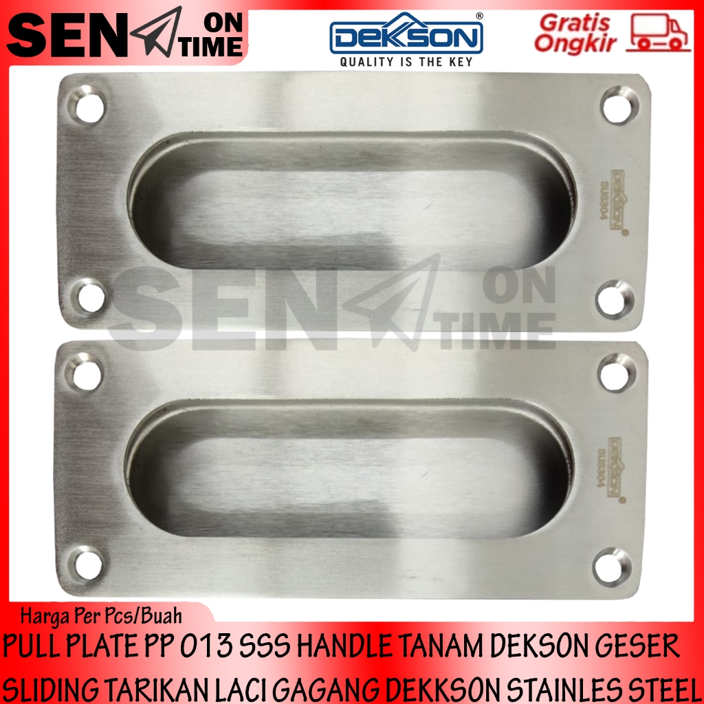 PULL PLATE PP 013 SSS DEKSON BULLT-IN HANDLE STAINLESS HANDLE STAINLESS STAINLESS STAINLESS PULL Pla