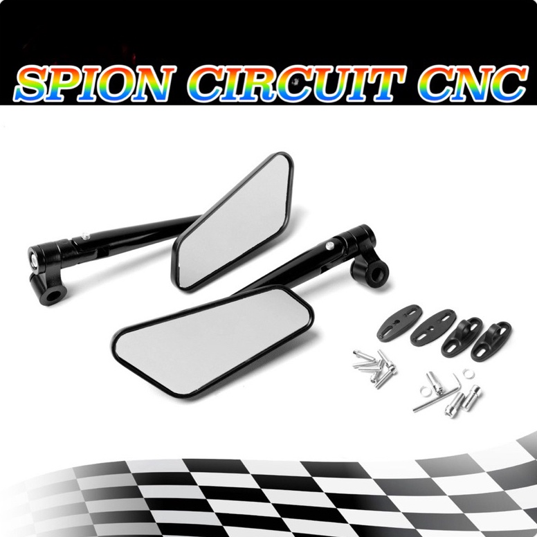 ใช้ดี Rizoma Circuit Model Mirrors NMAX XMAX PCX KLX VESPA White Almini CNC Glass Universal Agras Mo