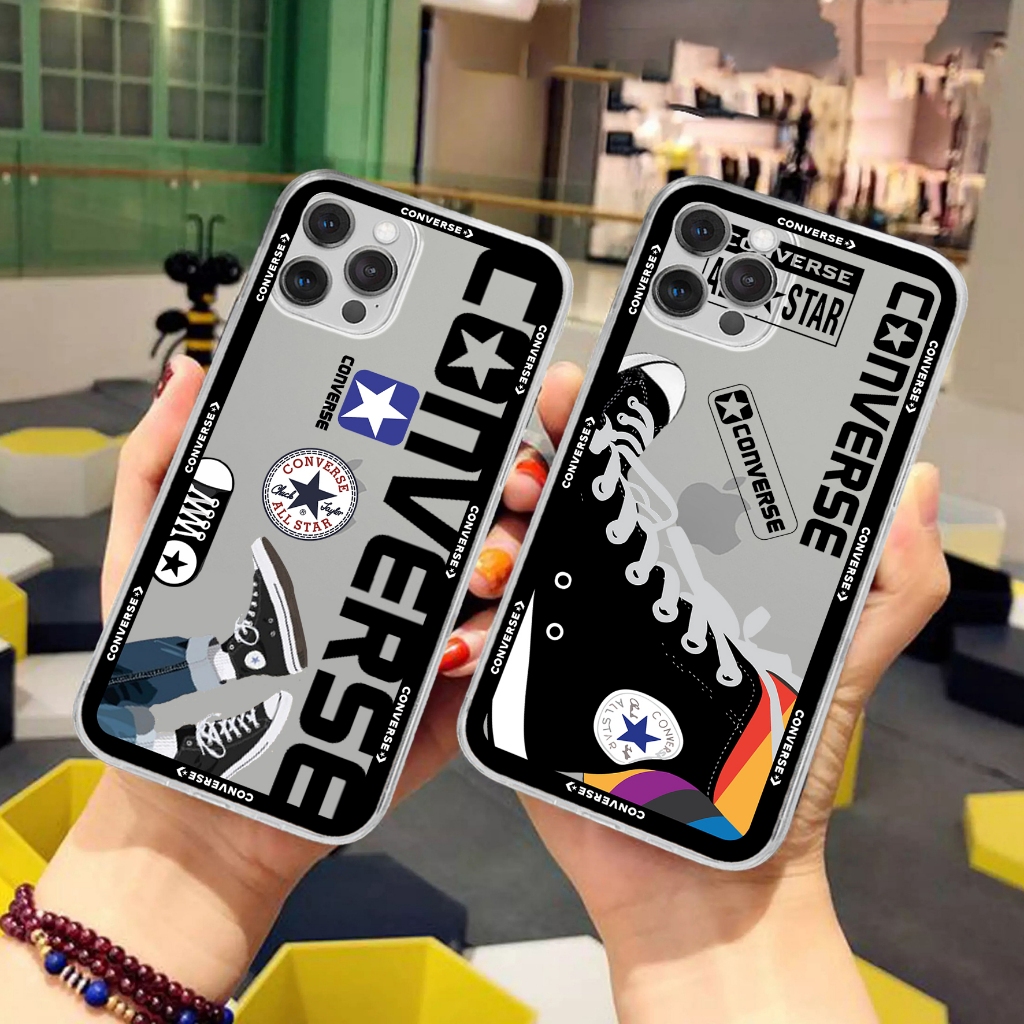 CONVERSE IPHONE IP 6 IP 7 IP 8 IP 11 IP 13 IP 12 IP 14 PROMAX IP XR IPX 7+ AERO Case Premium Silicon