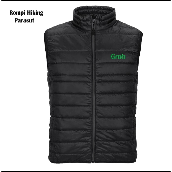 เสื้อแจ็กเก็ต เสื้อกั๊กผู้ชาย เสื้อกั๊กรถจักรยานยนต์ Jakey Grab Ori Combination Outdoor Vest Online Ojek Driver Vest Jacket Can REQUEST &amp;