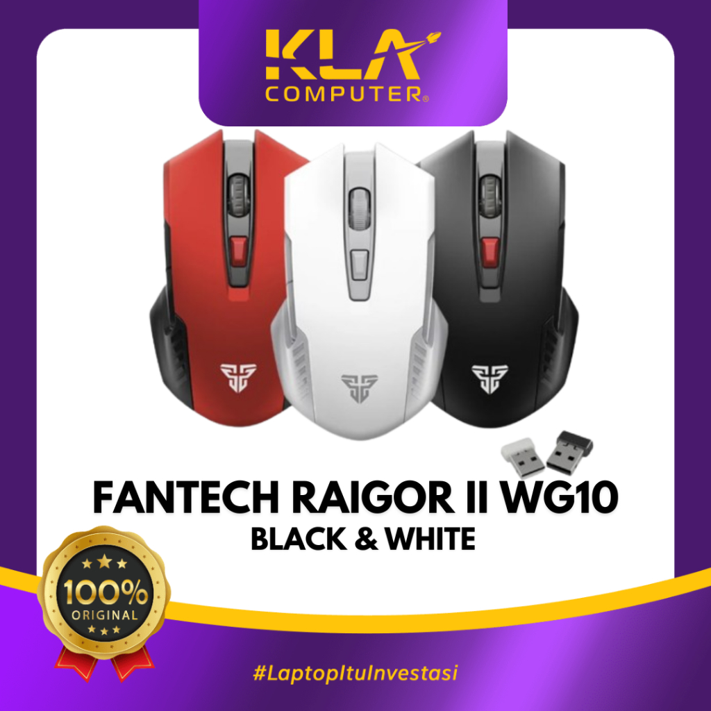 Fantech RAIGOR II WG10 เมาส์สําหรับเล่นเกมไร้สาย VX7 THOR X9 X16 VX6