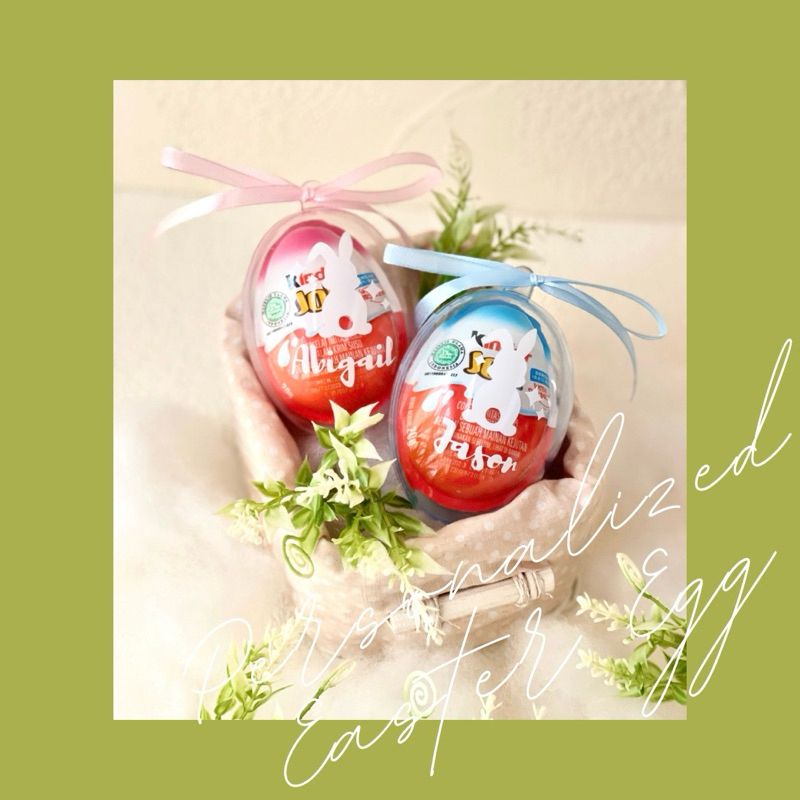 ไข่อีสเตอร์ส่วนบุคคลรวม Kinder Joy • Easter Gift 2025 • ของขวัญอีสเตอร์ • ของขวัญช็อคโกแลตสําหรับเด็