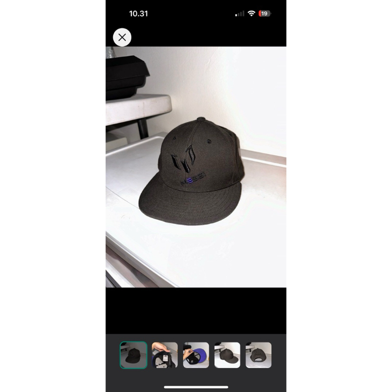 Adidas MESSI ORIGINAL CAP PRELOVED snapback หมวกสีม ่ วง
