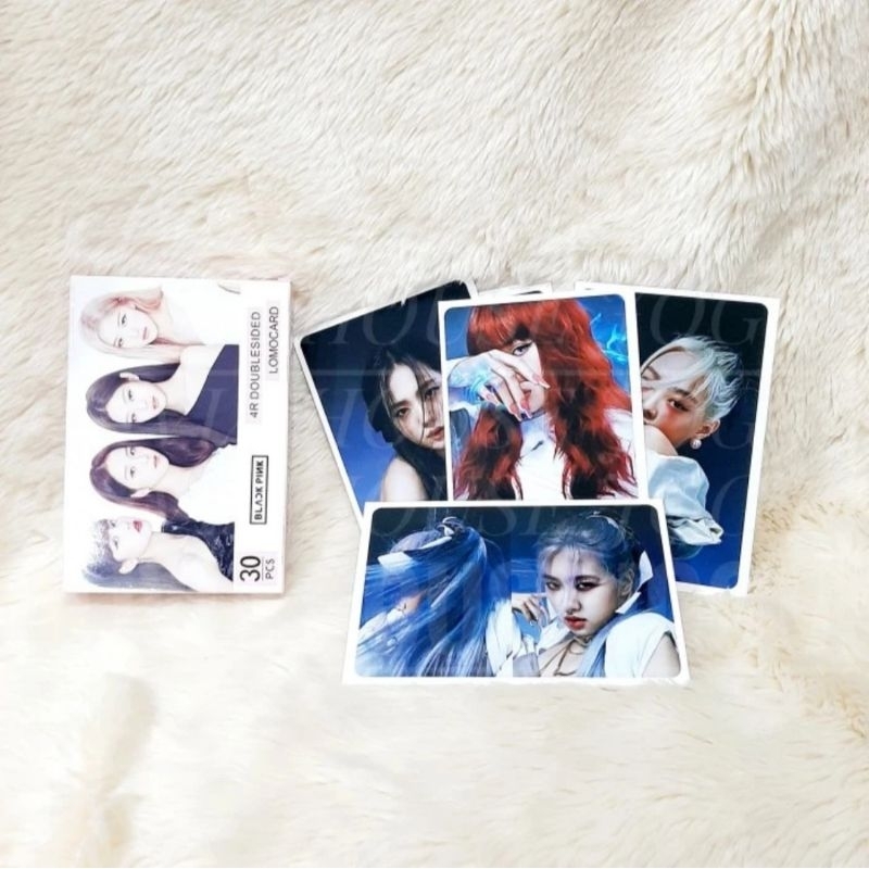 Photocard Black Pink 4R How You Like That 30 ชิ้น Lomo Card Black Pink HYLT 30 ชิ้น