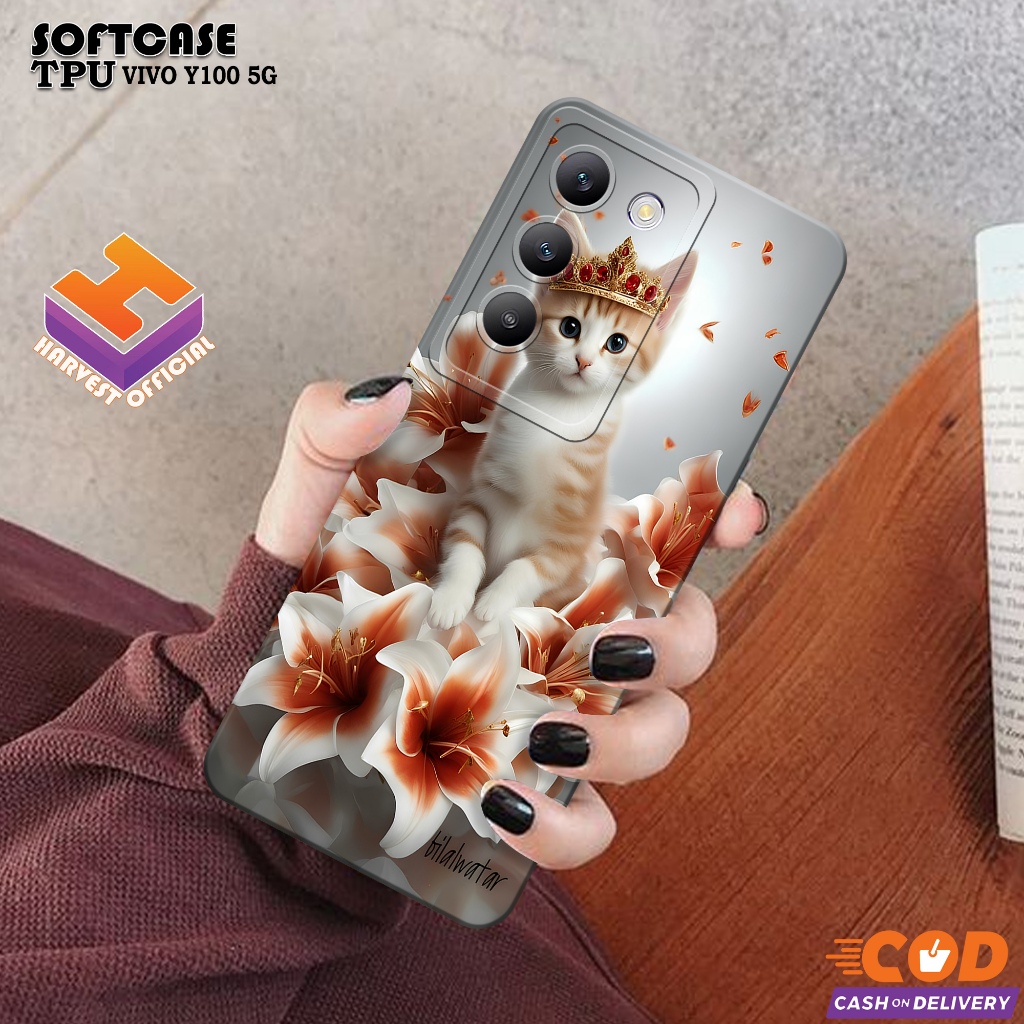 เคส HP VIVO Y100 5G 2024 - เคสแฟชั่นน่ารัก - เคส VIVO Y100 5G Softcase - กล้อง Pro - เคส VIVO Y100 5
