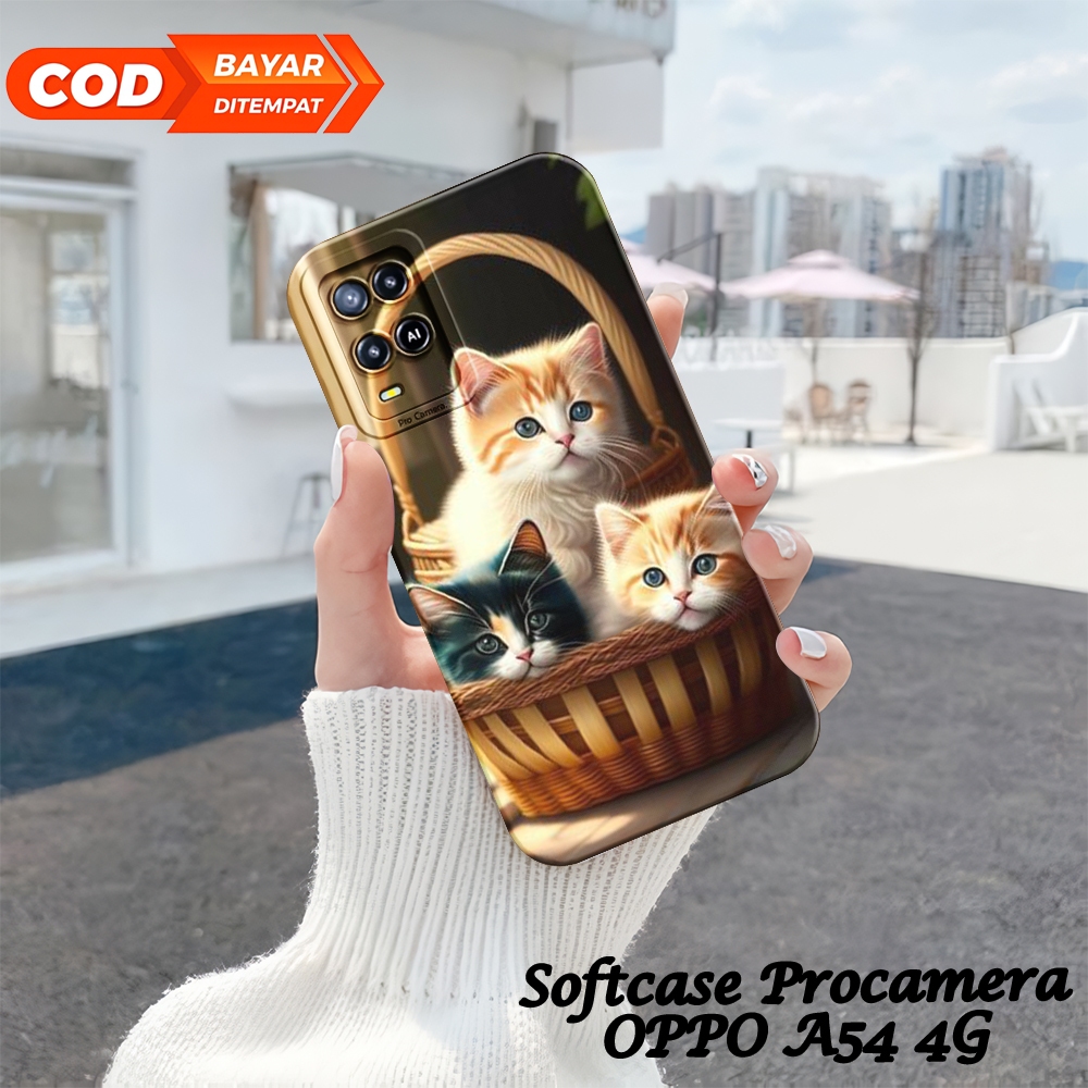 เคส HP Oppo A54 - เคส Oppo A54 Softcase - เคสแฟชั่น - เคส Oppo A54 - Pro Camera Softcase - Tpu - เคส