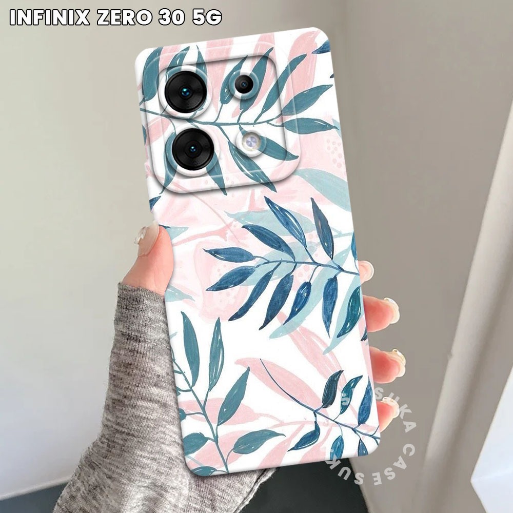 ใหม่ Infinix Zero 30 5G Softcase - Fashion Case Bunga (SK21) - Casing Infinix Zero 30 5G 2023 - Suka