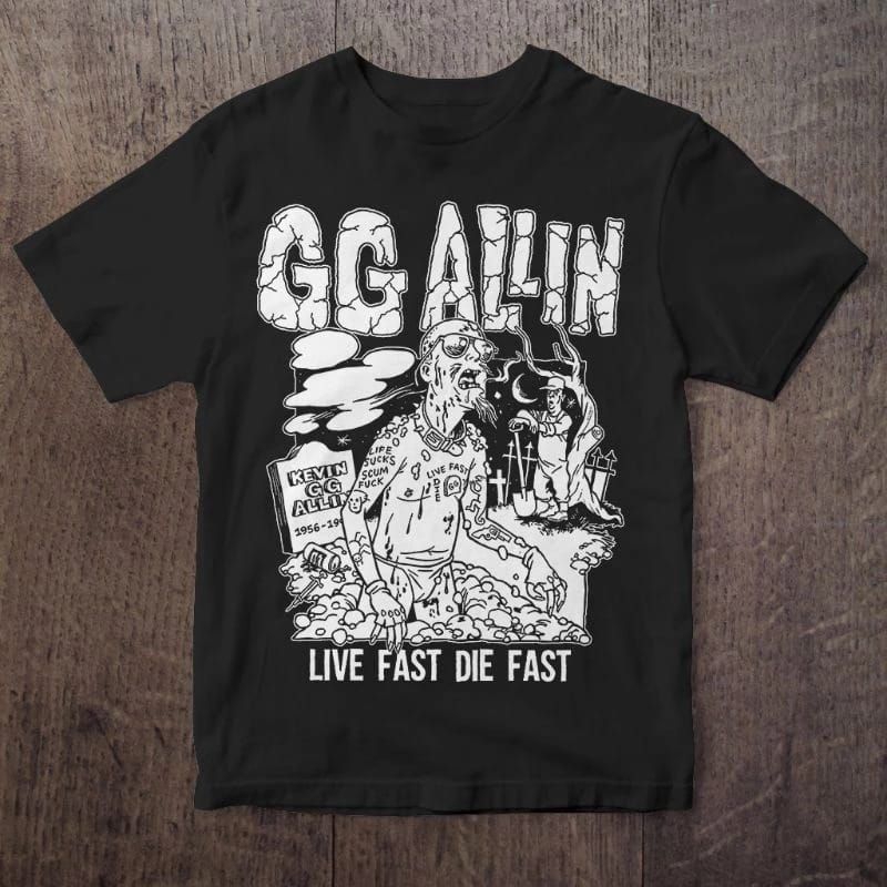 เสื้อยืดวง GG ALLIN*