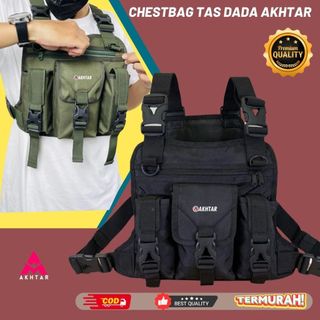 TAS DADA ROMPI TACTICAL ARMY HITAM POLICE ORIGINAL  TERBARU