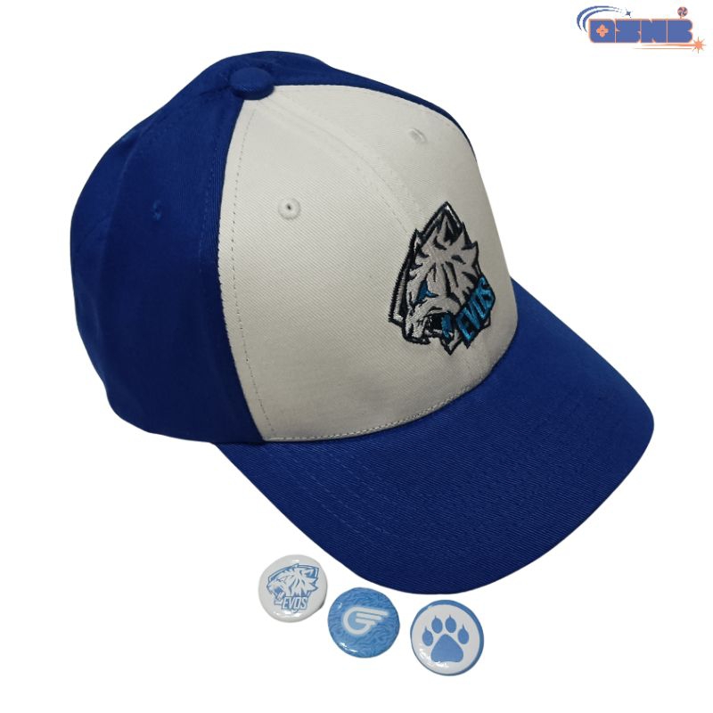 หมวก - gozeal X evos / โลโก้ | สีฟ้า