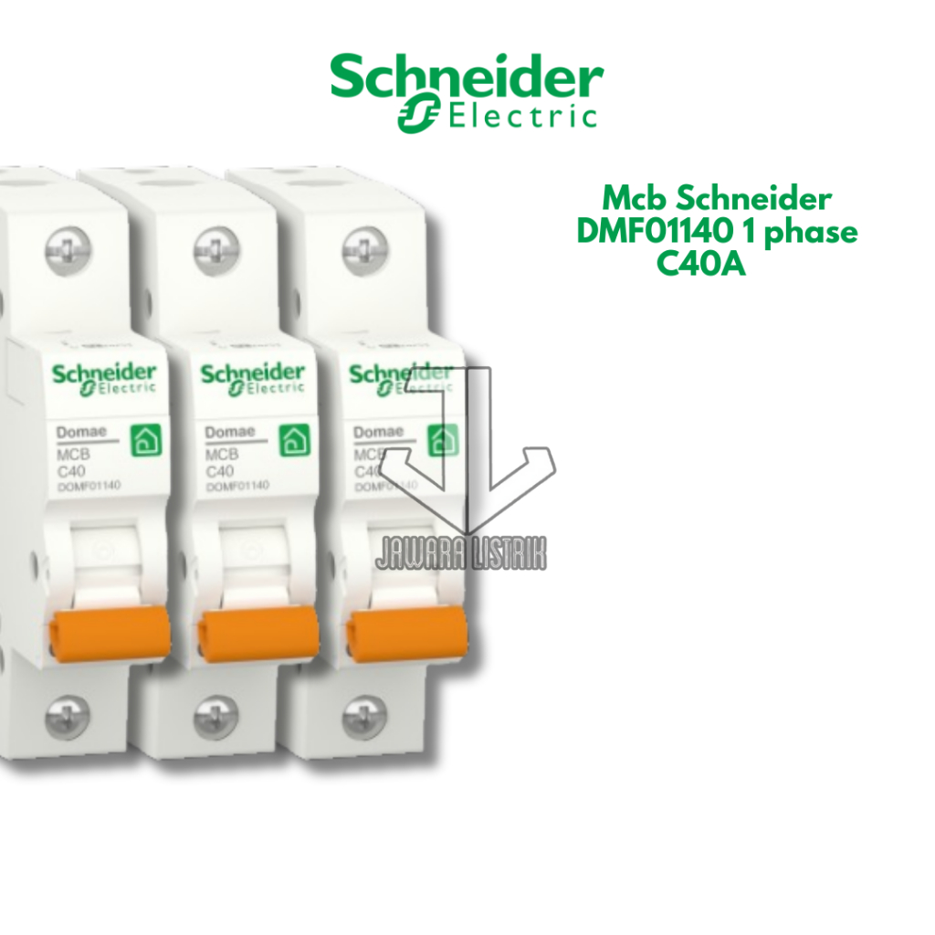 SCHNEIDER MCB 40 CAMPERE 40A DOMAE 1 PHASE CIRCUIT BREAKER