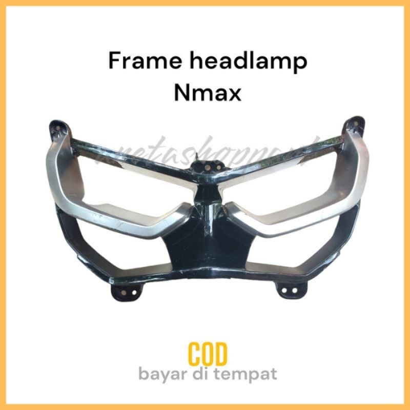 Mata Yamaha Nmax B6H Headlamp แว่นหนวด กรอบไฟหน้า/หนวด-Yamaha Nmax กรอบสะท้อนแสงไฟหน้า