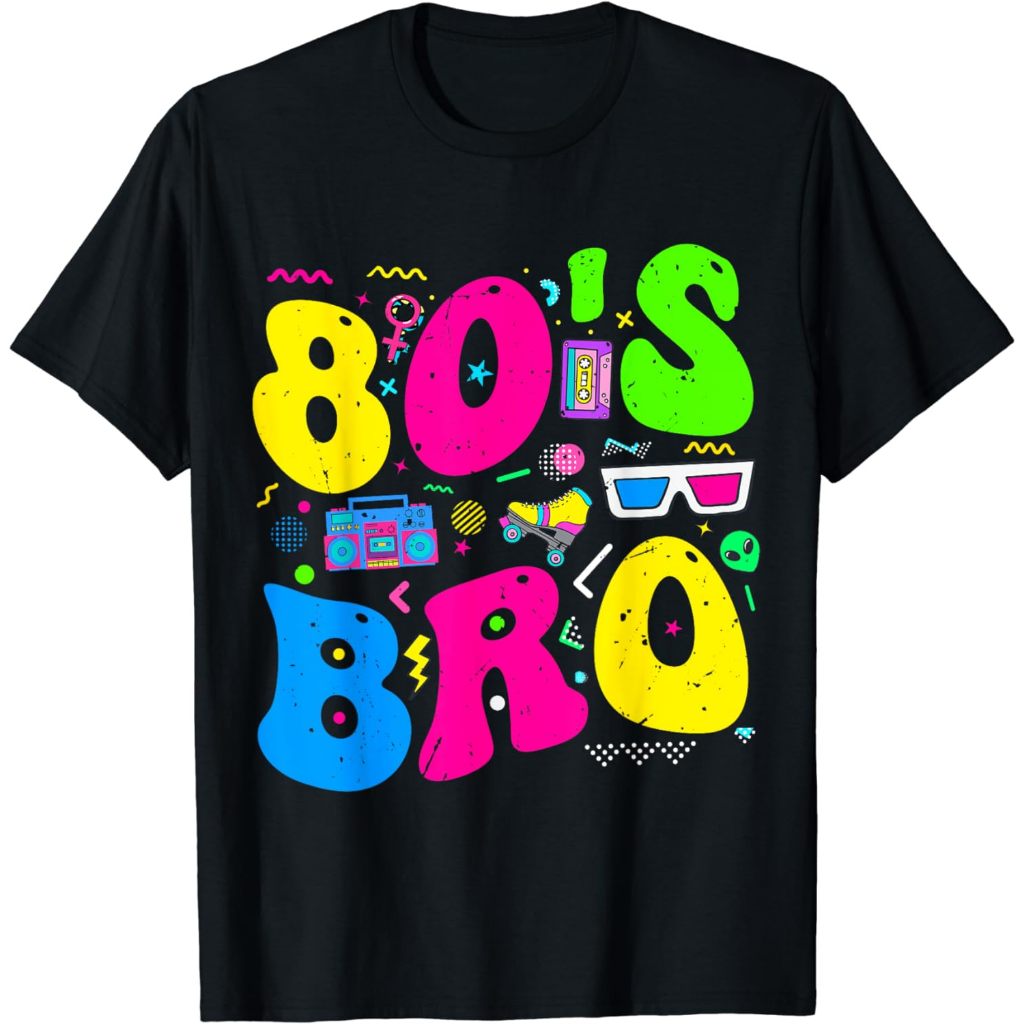 This Is My 80s Bro Adult T-Shirt 80s 90s Party T-Shirt
