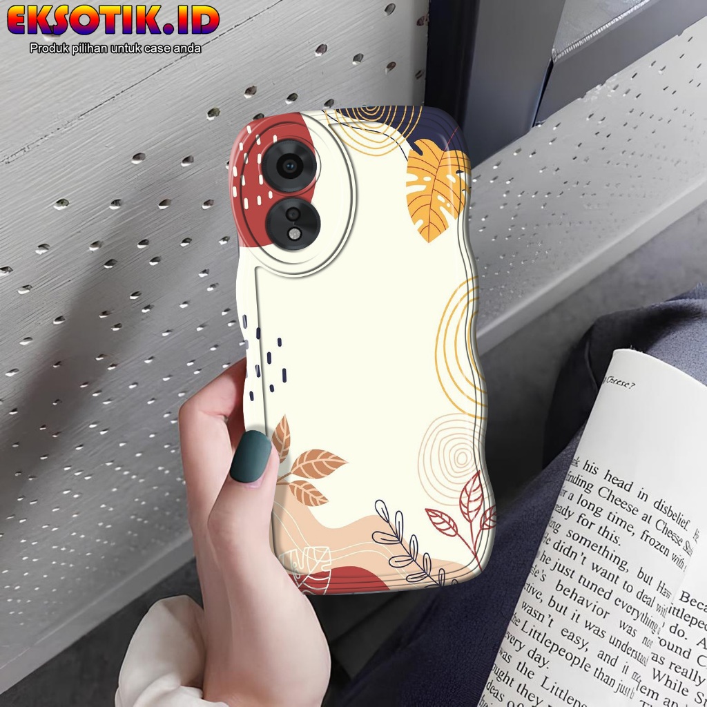 เคสOppo A18 / A38 Wave - เคสOppo A18 / A38 - เคสOppo A18 / A38 Silicone - Oppo A18 / A38 Softcase - 