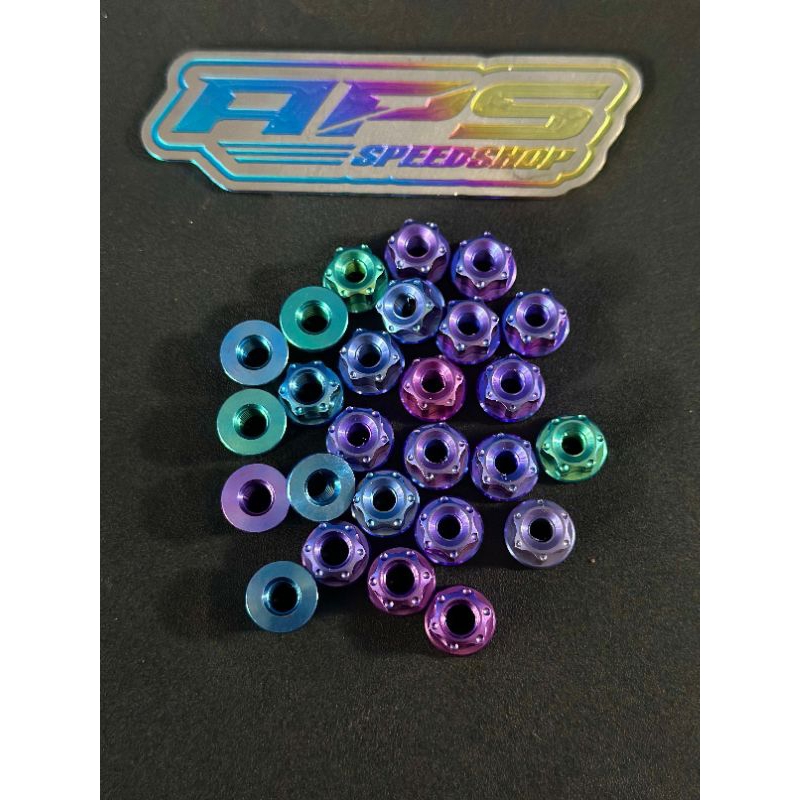 M5 Titanium Nut 8 Thread Titanium original Vietnam