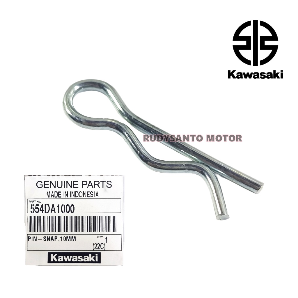 Ninja 150 r ss RR ใหม่ RR เก่า zx original kawasaki 554DA1000 เพลาล้อ Clamp pin คลิป