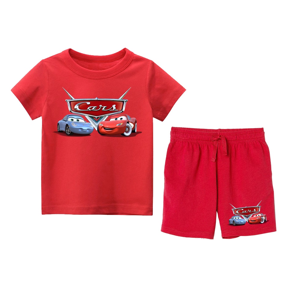 เสื้อยืด ลาย Mcqueen CARS DISNEY สําหรับเด็ก