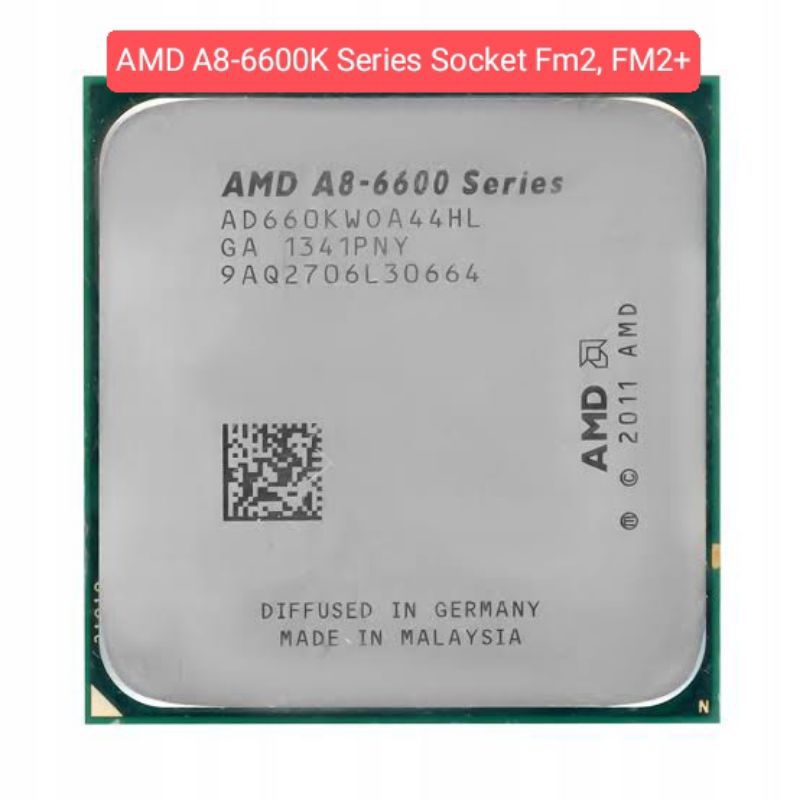 ซ็อกเก็ตหน่วยประมวลผล AMD A8 6600K Series Fm2+ Fm2
