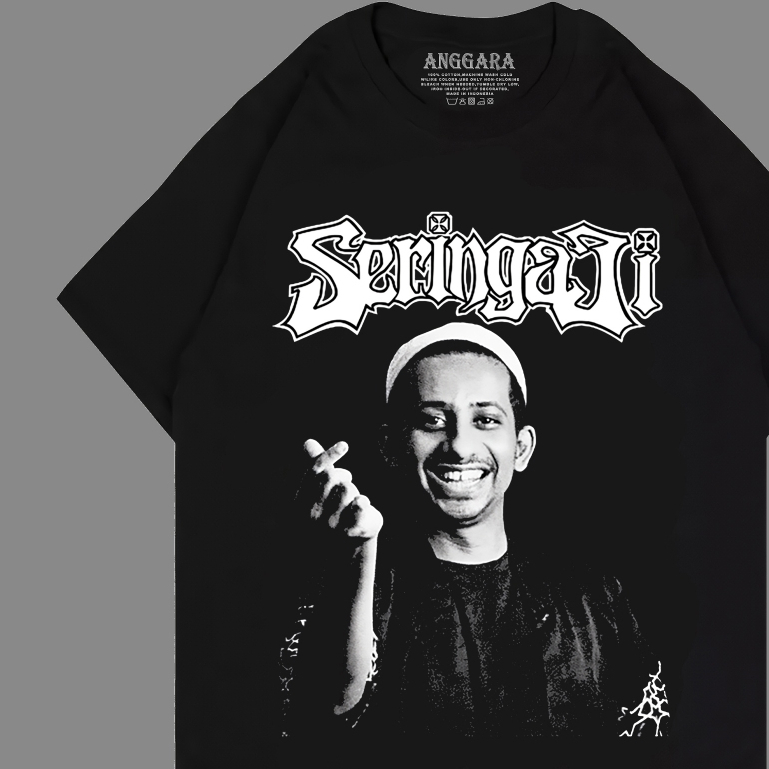 Seringai X SERINGAJI HABIB JAFAR / SERINGAI BAND KAOS / HAB JAFAR KAOS / PUNK BAND KAOS DISTRO METAL