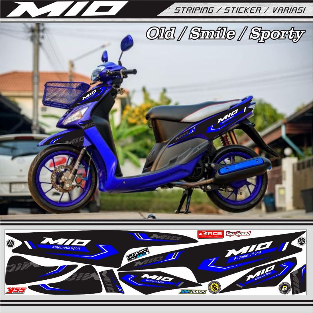 สติ๊กเกอร์/สติ๊กเกอร์/ไฟส่องสว่างสําหรับ HONDA MIO OLD MIO SMILE LATEST VARIATION MOTIFS SIMPLE LATE