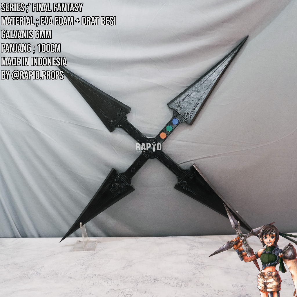 Yuffie Weapon Final Fantasy สําหรับคอสเพลย์