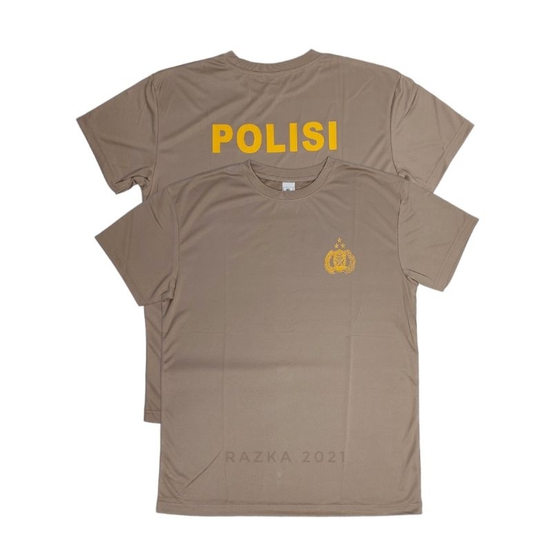 เสื้อยืดตํารวจ ตํารวจ QUOTATION, COOL MATERIAL