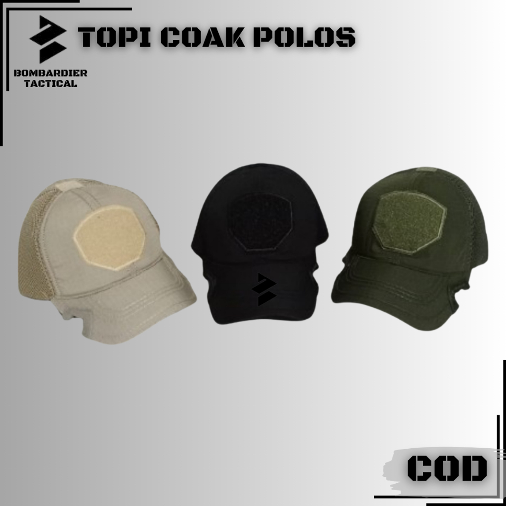 PLAIN TACTICAL COAK HAT / TRUSTED PLAIN COAK หมวกยุทธวิธี