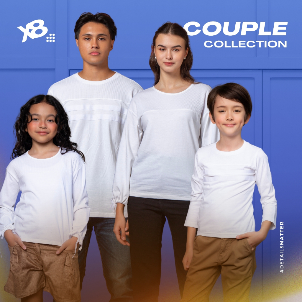 X8 Brian T-Shirt Couple Family - เสื้อผ้า Eid คู่ครอบครัว