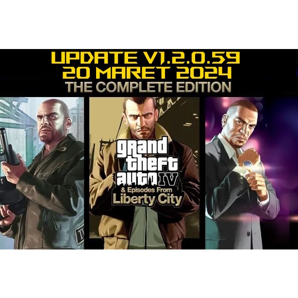 Gta V Grand Theft Auto IV Complete Edition v1.2.0.59 เกมแพด