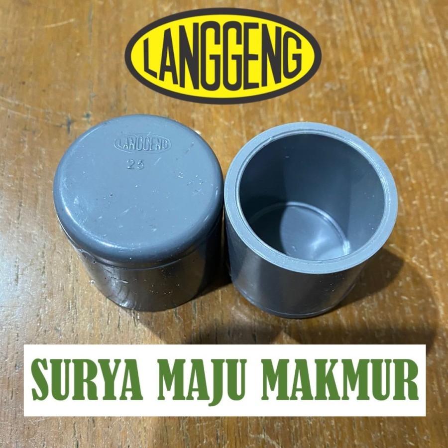 DOP 1" INCH 3/4" INCH 1/2" INCH 1/2 3/4 1 INCH DOP 1" INCH PARALON PIPE CAP LANGGENG